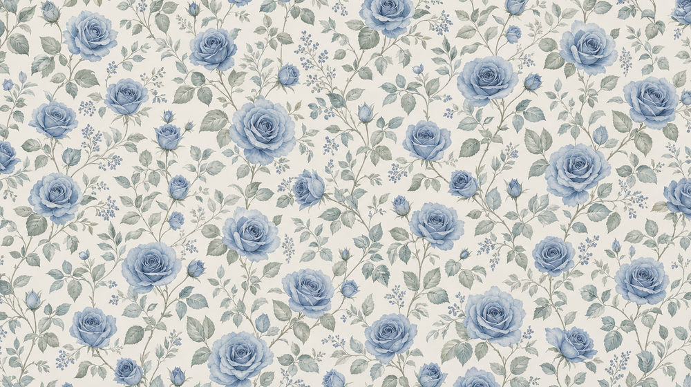 Blue Rose Wallpaper design