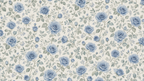 blue rose wallpaper flat repeat motif