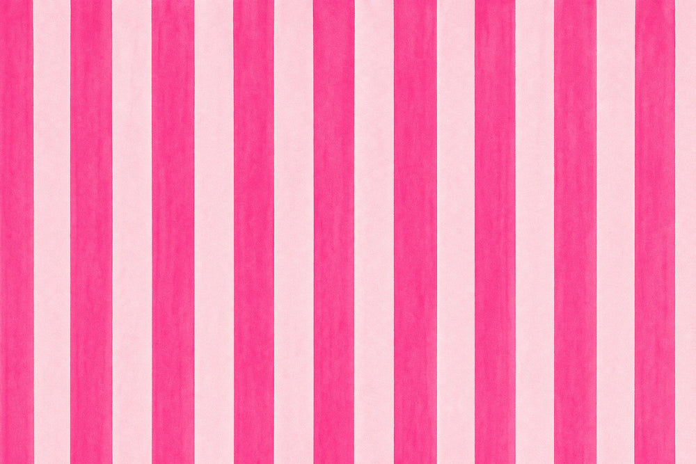 Hot pink stripe wallpaper design