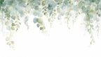 leaf vine wallpaper pattern shown flat