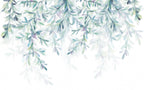 leaf wallpaper white pattern shown flat