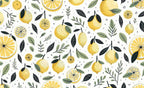 lime green leaf wallpaper pattern shown flat