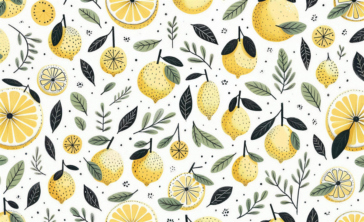 lime green leaf wallpaper pattern shown flat