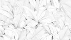 minimal leaf wallpaper pattern shown flat
