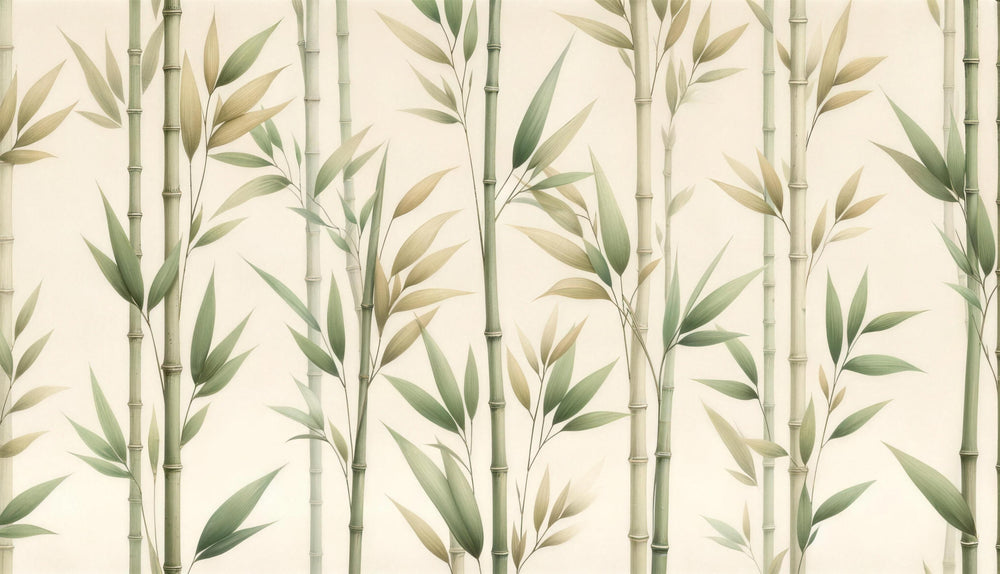 Neutral Leaf Wallpaper design