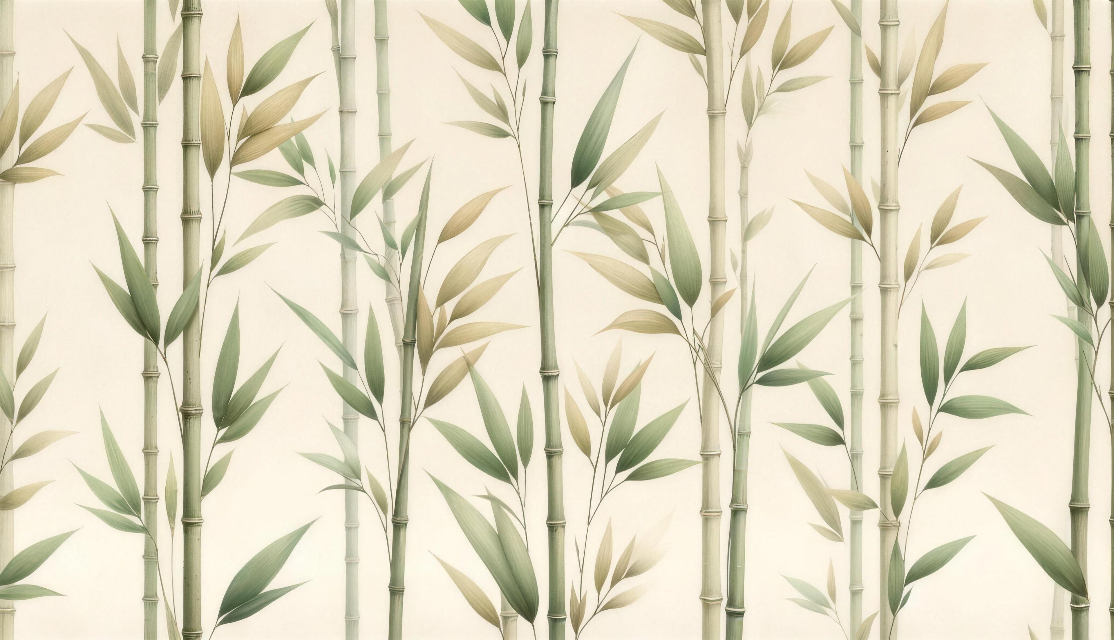 neutral leaf wallpaper pattern shown flat