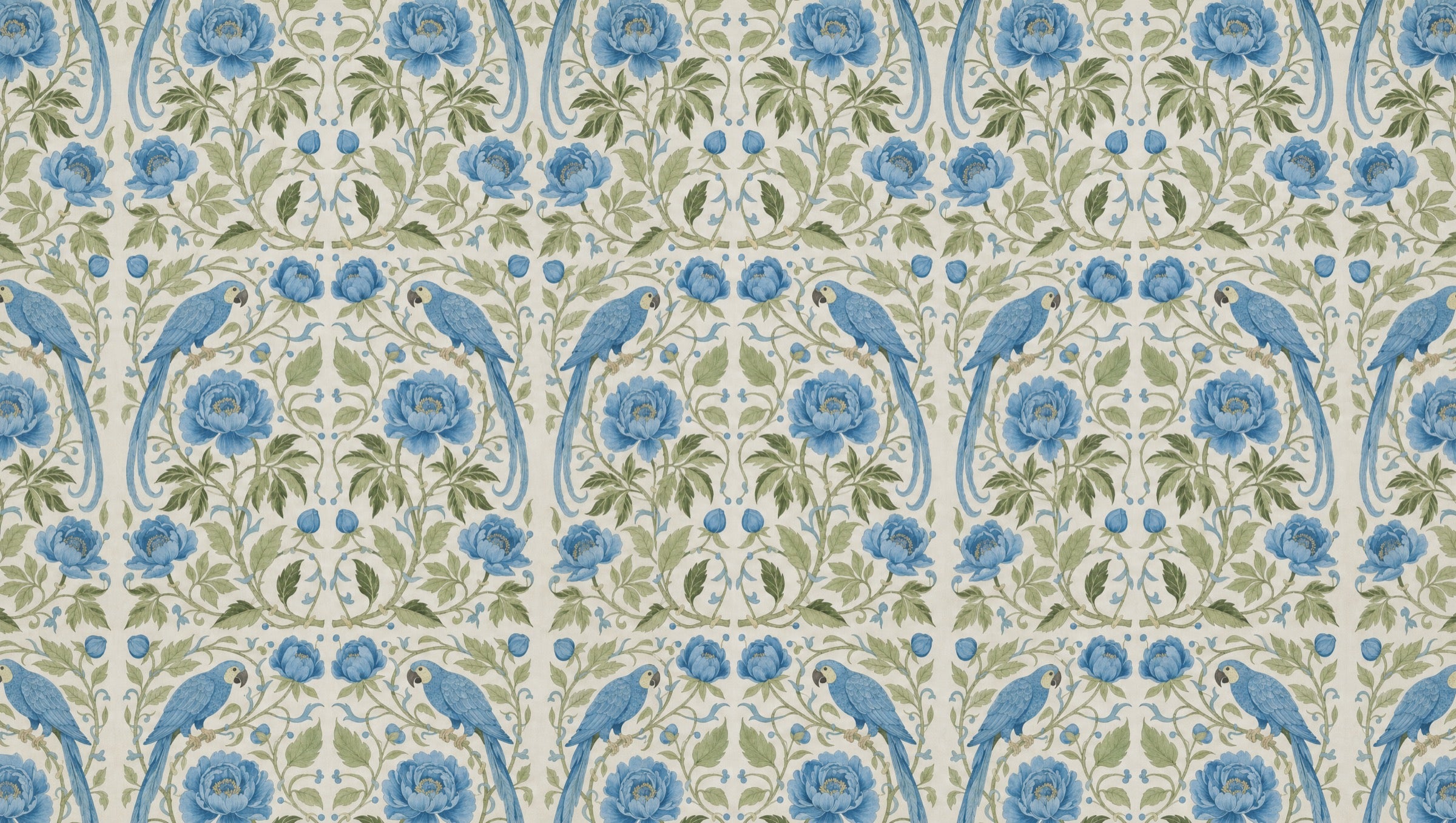 parrot-bird-wallpaper flat pattern