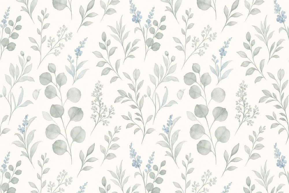 Pastel Sage Green Wallpaper design