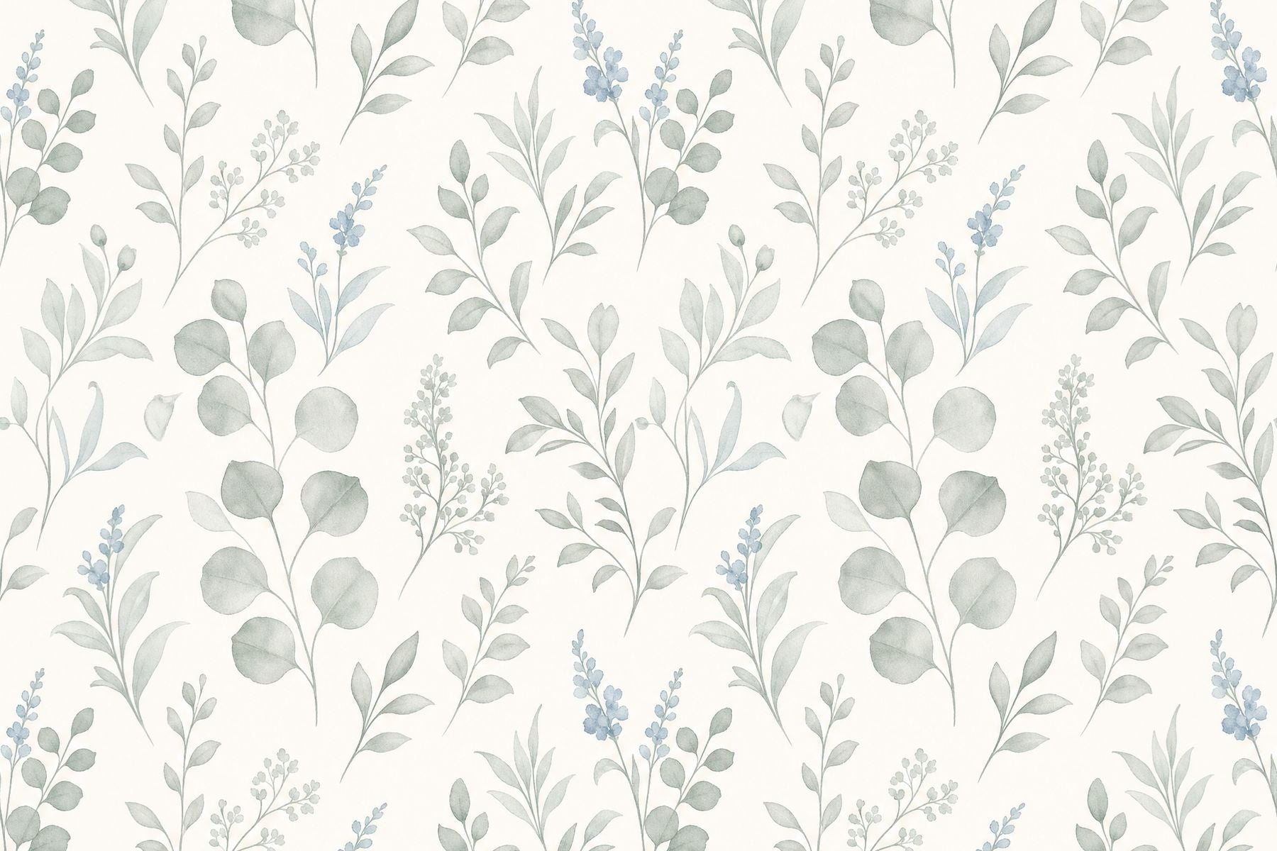 Pastel Sage Green Wallpaper flat design view