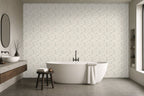 Pastel Sage Green Wallpaper room view 2