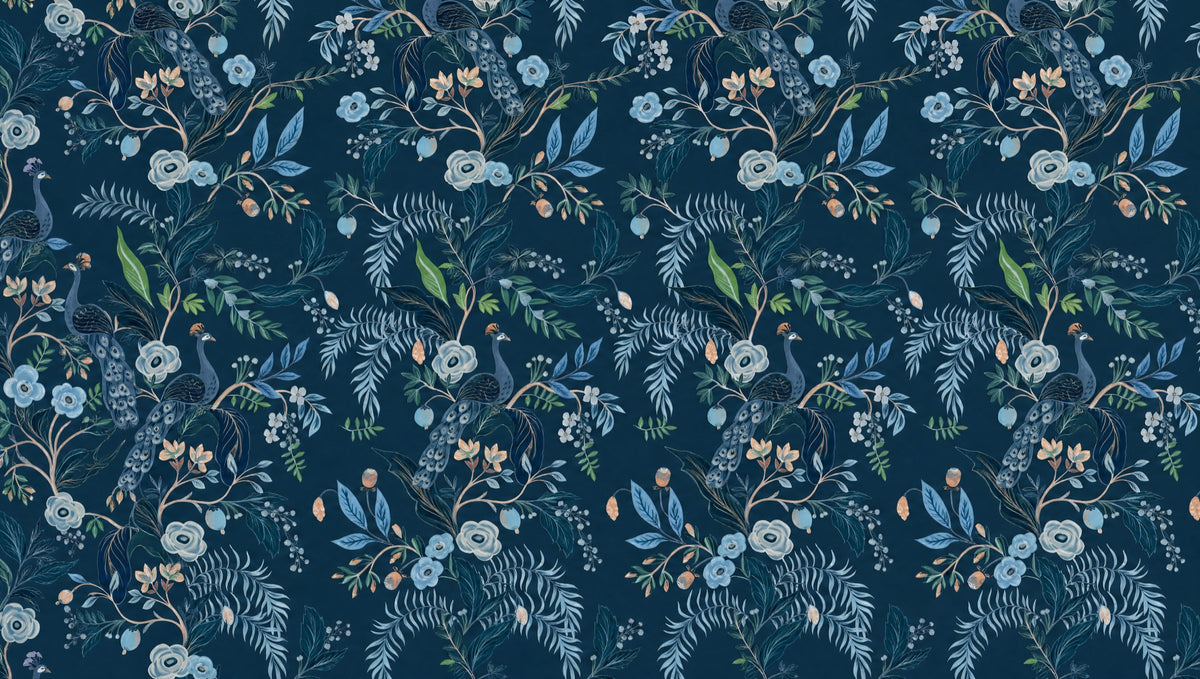 peacock-wallpaper flat pattern
