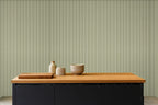 Sage Green kitchen Wallpaper room view