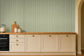 Sage Green kitchen Wallpaper room view 2