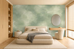 Sage Green Wallpaper bedroom room view