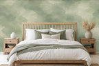 Sage Green Wallpaper bedroom room view 2