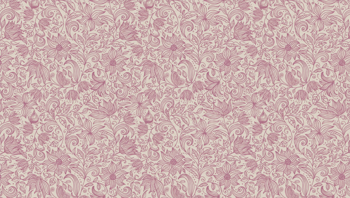pink-floral-wallpaper flat pattern