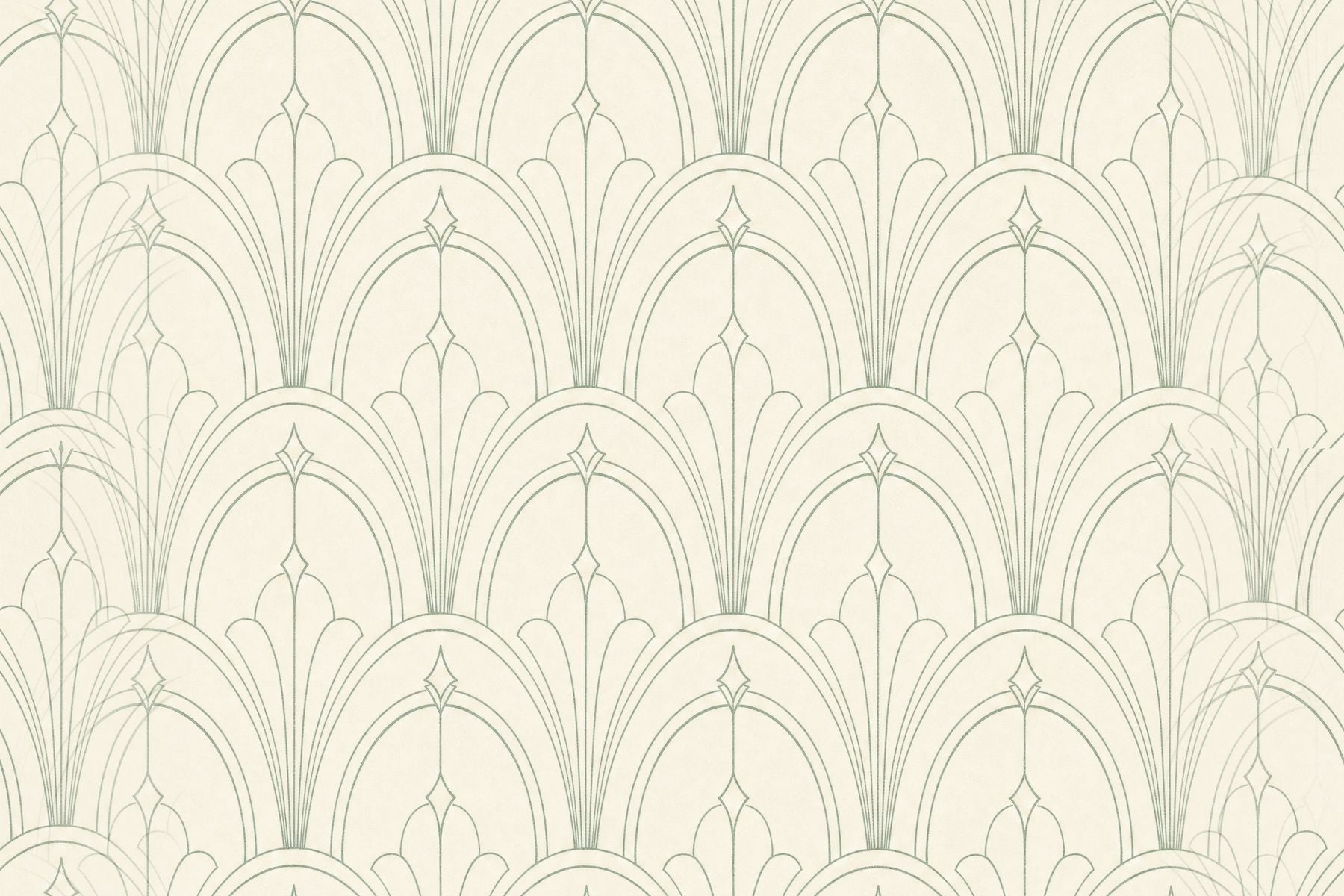 Sage green geometric wallpaper flat design view