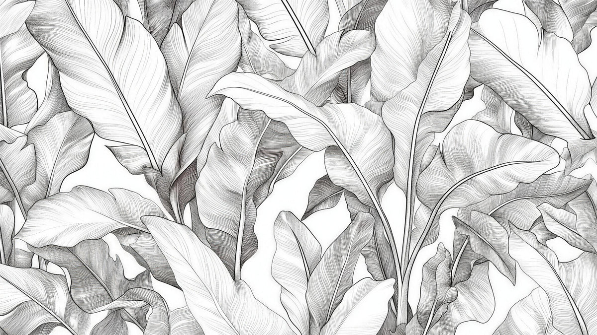 willow leaf wallpaper pattern shown flat